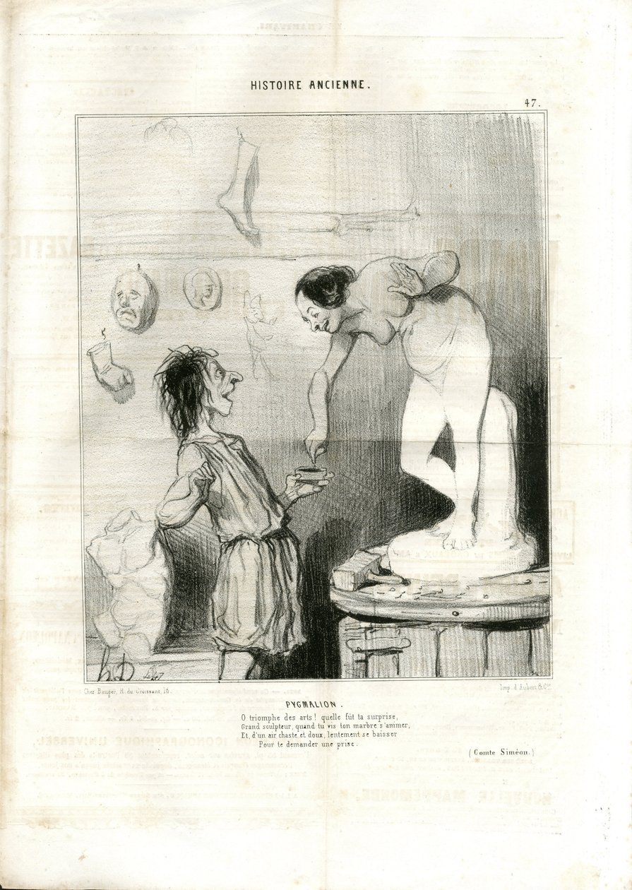 Le Charivari . में होनोर ड्यूमियर (1808-1879) द्वारा चित्रण द्वारा होनोरे ड्यूमियर