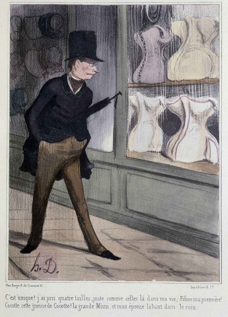कोर्सेट - Daumier . द्वारा द्वारा होनोरे ड्यूमियर