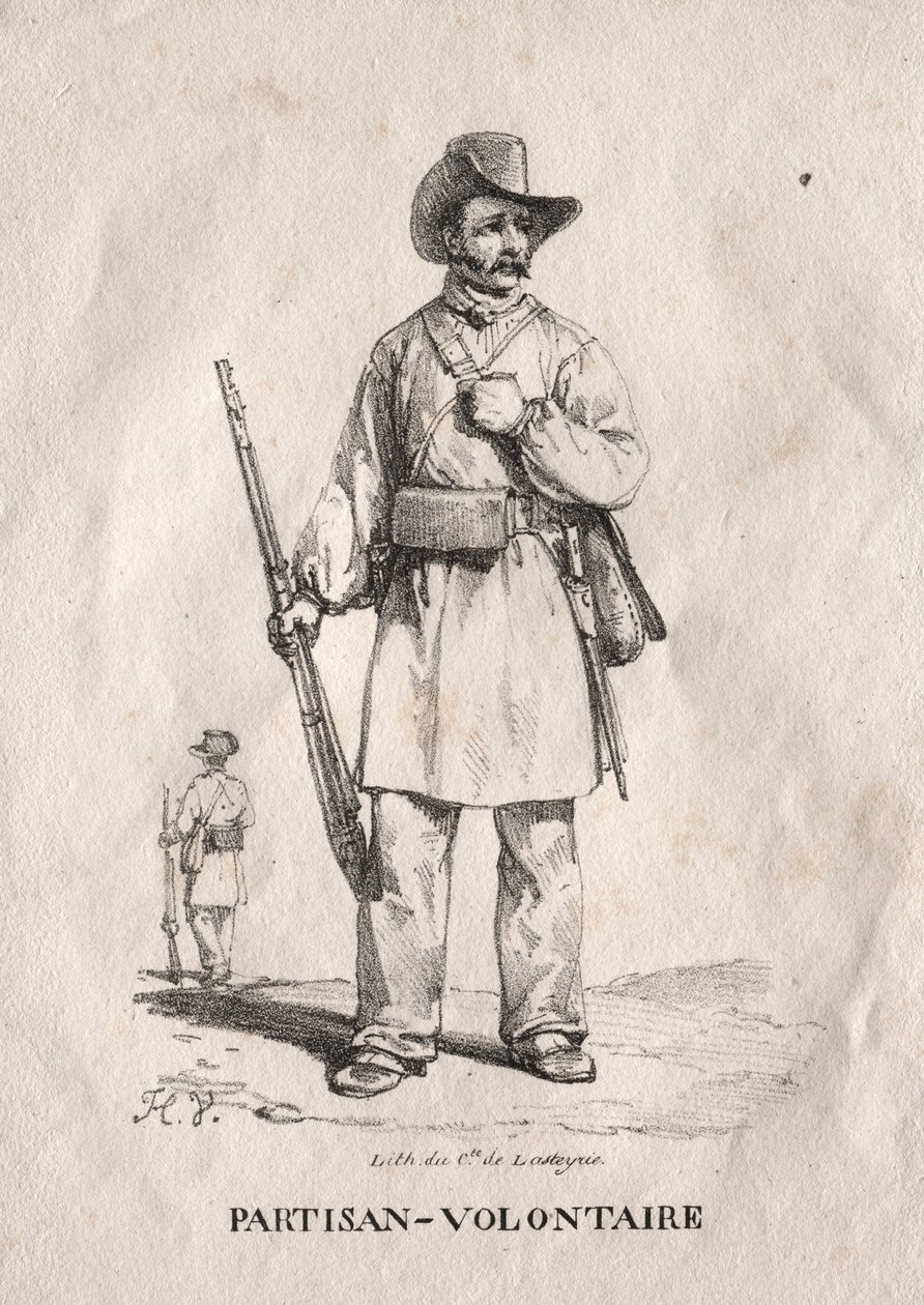स्वैच्छिक पक्षपात, 1822। द्वारा एमिल जीन होरेस वर्नेट