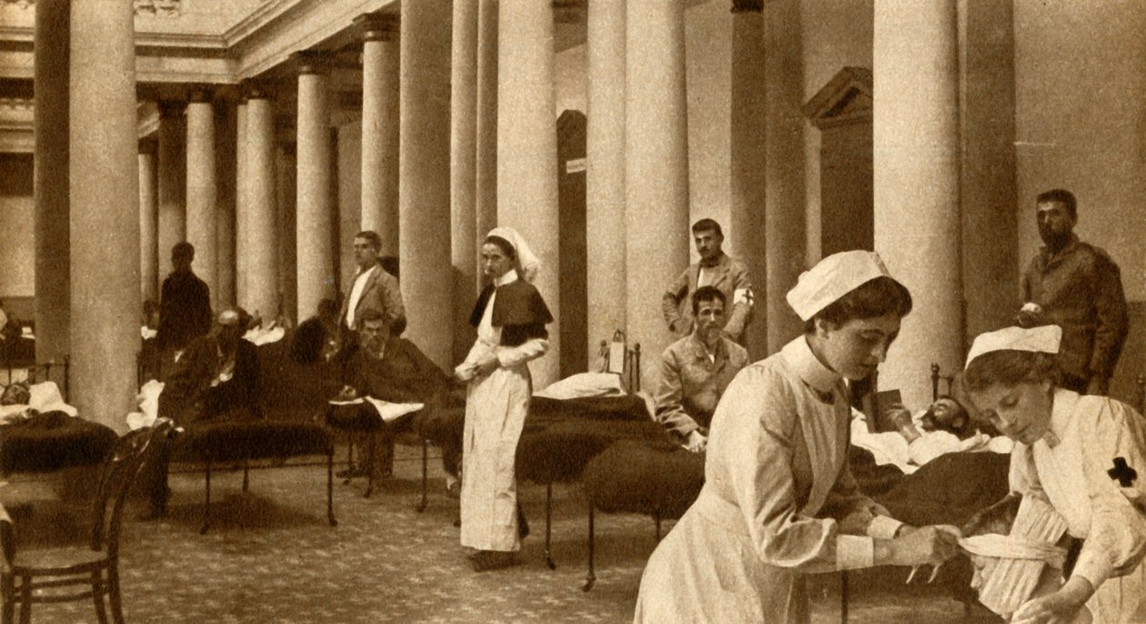 बोअर और ब्रिटन नर्स्ड टुगेदर, 1900, 1933। द्वारा होरेस वाल्टर निकोल्स