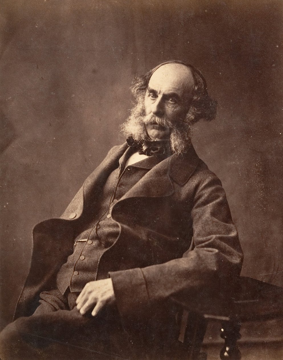 एक बैठे हुए सज्जन का चित्र, सीए। 1856-59। द्वारा होरेशियो रॉस