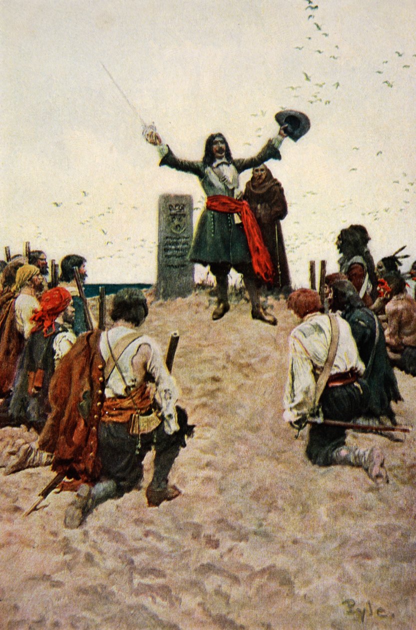 ला सल्ले क्रिस्टिंगनिंग देश &39;लुइसियाना&39;, हार्पर मैगजीन, 1905 में प्रकाशित द्वारा हावर्ड पाइल