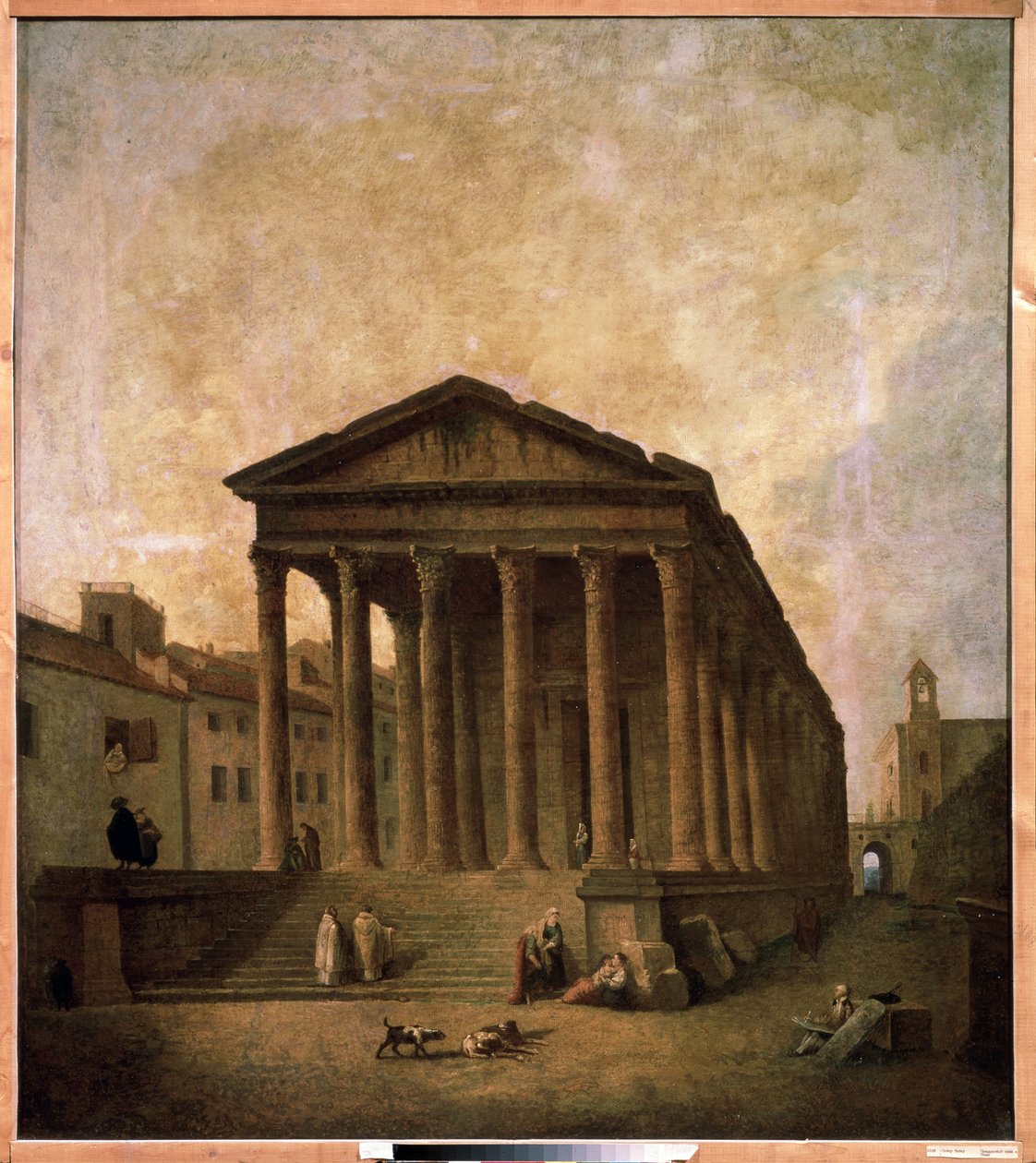 द स्क्वायर हाउस, निम्स, c.1780 द्वारा ह्यूबर्ट रॉबर्ट