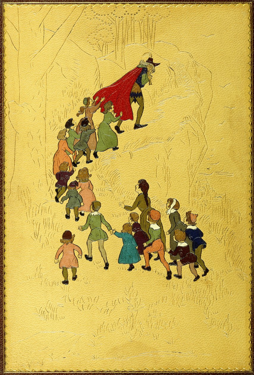ऊपरी आवरण, पाइपर के एक चित्रण के साथ, बच्चों के बाद, 1893 द्वारा ह्यूग थॉमसन