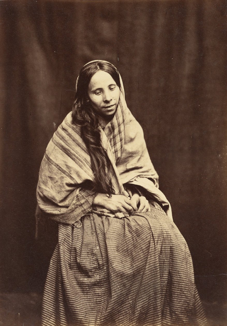 रोगी, सरे काउंटी पागलखाने, 1850-55। द्वारा ह्यूग वेल्च डायमंड
