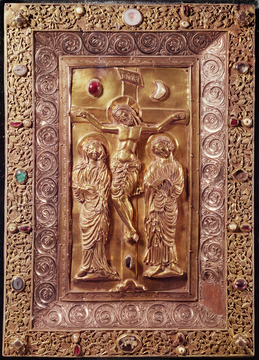 कलवारी, c.1228 (चांदी लागू होता है और गार्नेट) द्वारा ह्यूगो डी ओग्निज़