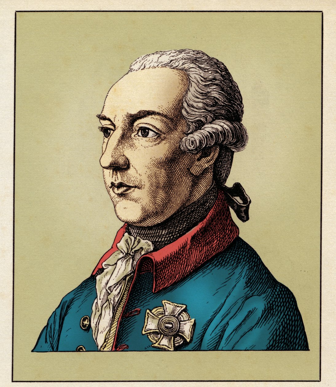 हैब्सबर्ग-लोरेन (1741-1790) 1854 (उत्कीर्णन) का GIUSEPPE II द्वारा ह्यूगो बर्कनर