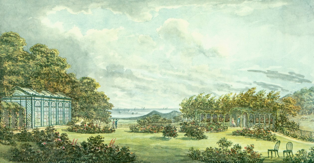 शेरिंगम हॉल के लिए लाल किताब, c.1812 द्वारा हम्फ्री रिटन