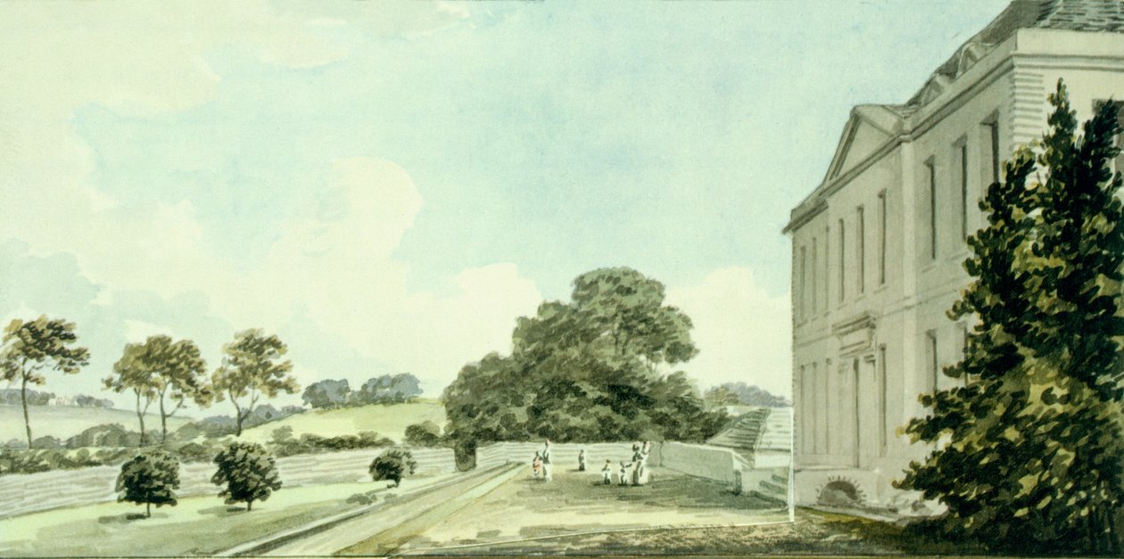 शेरिंगम हॉल के लिए लाल किताब, c.1812 द्वारा हम्फ्री रिटन