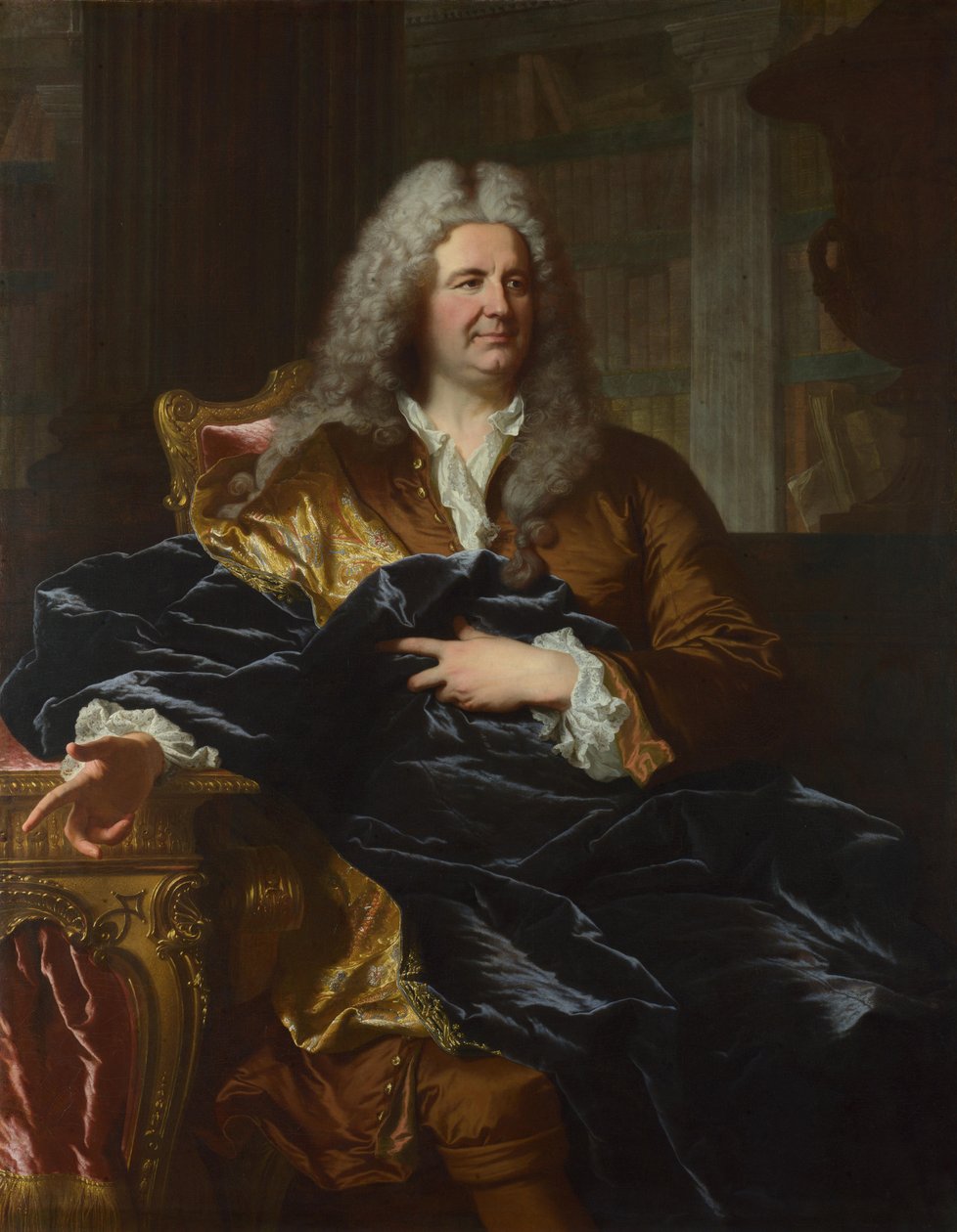 एंटोनी पाइरिस का पोर्ट्रेट, 1724 द्वारा जलकुंभी फ्रेंकोइस रिगौड