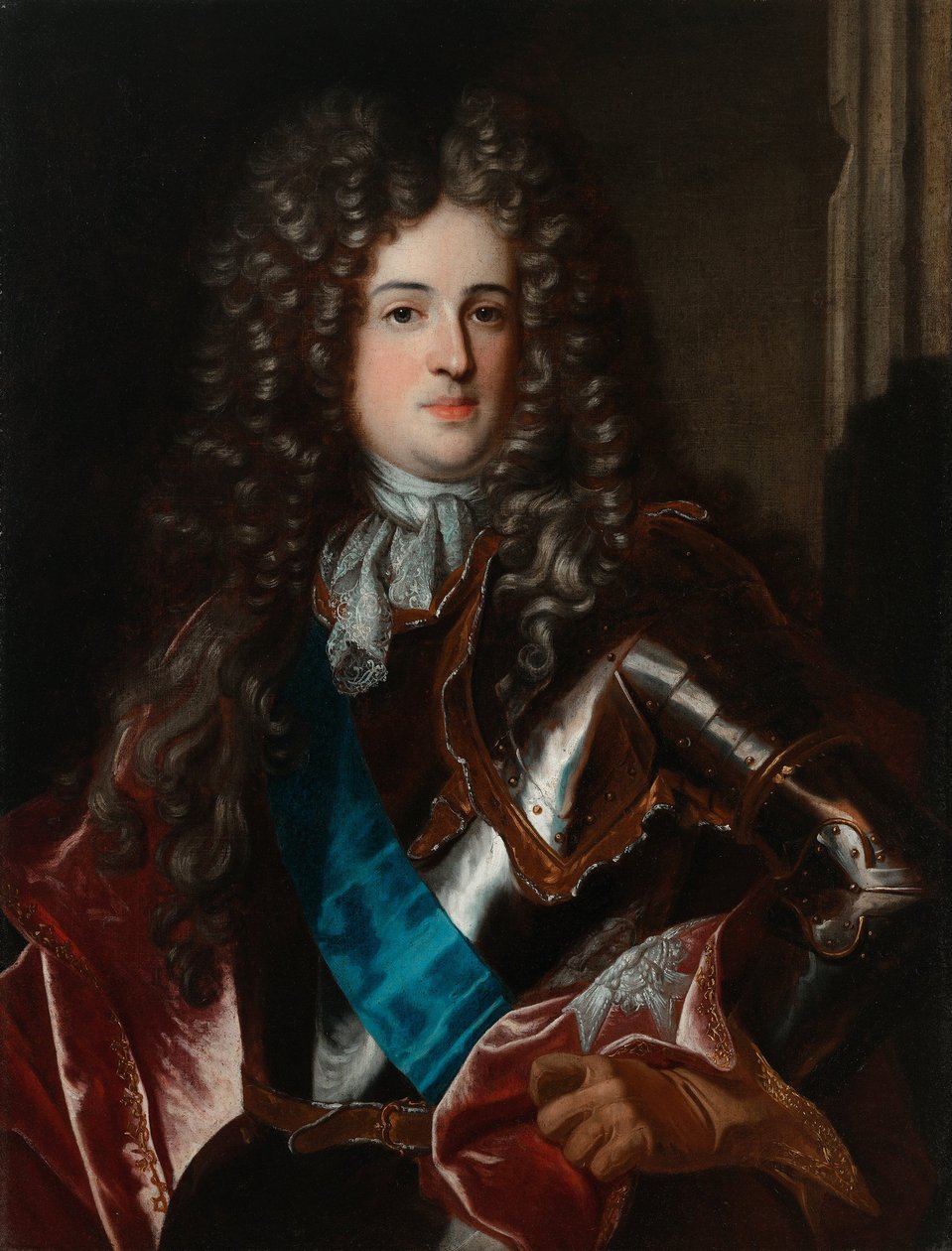 अलेक्जेंडर बेनेडिक्ट स्टैनिस्लाव सोबिसकी का पोर्ट्रेट 1677-1714 द्वारा Hyacinthe François Honoré Rigaud Circle of