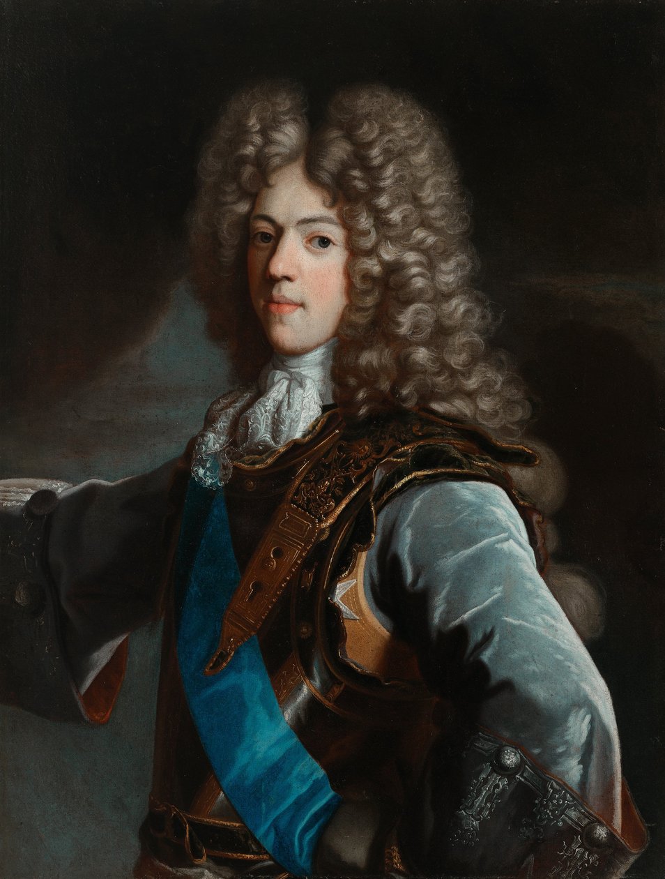कॉन्स्टेंटी व्लाडिसलाव सोबिसकी का पोर्ट्रेट 1680-1726 द्वारा Hyacinthe François Honoré Rigaud Circle of