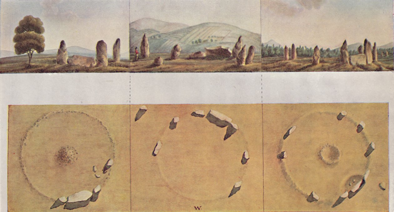 'स्टोन रिंग्स - ओल्ड केग, बालक्हैन, बालगोरकर', 1827, 1946 द्वारा मैं लोगान