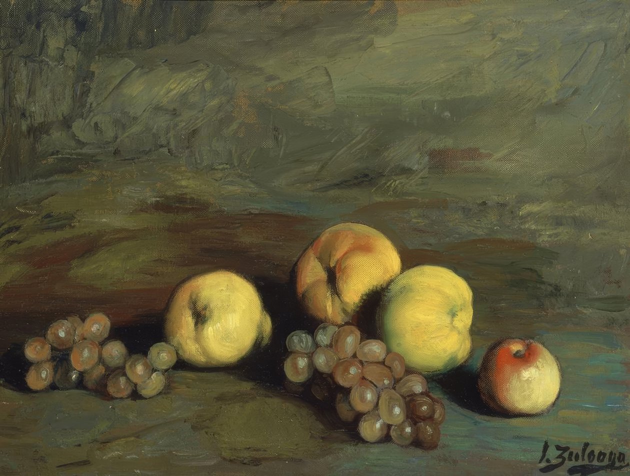 बॉडगॉन (PEACH, APPLES, PEAR AND GRAPES) - XX CENTURY द्वारा इग्नासिओ ज़ुल्ओगा वाई ज़बलेटा