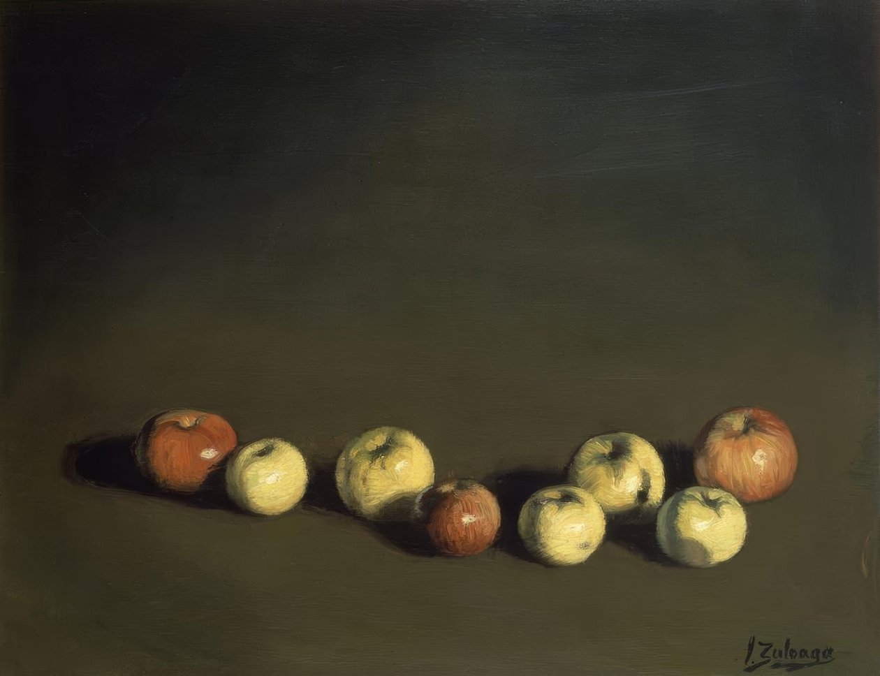 आठ साल की आयु - 1944 - OLEO - LOENZO - 37 X 72 CM द्वारा इग्नासिओ ज़ुल्ओगा वाई ज़बलेटा