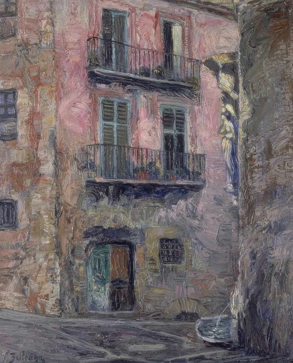 CAL DEL DEL ANGEL DE GERONA - 1931 - OLEO - LIENZO - 80 × 67 CM द्वारा इग्नासिओ ज़ुल्ओगा वाई ज़बलेटा