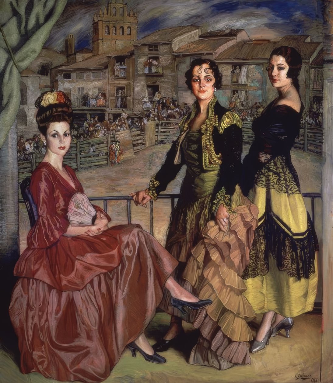 प्रमुखों के महल - 1945 - OLEO - LIENZO - 178 X 204 CM द्वारा इग्नासिओ ज़ुल्ओगा वाई ज़बलेटा