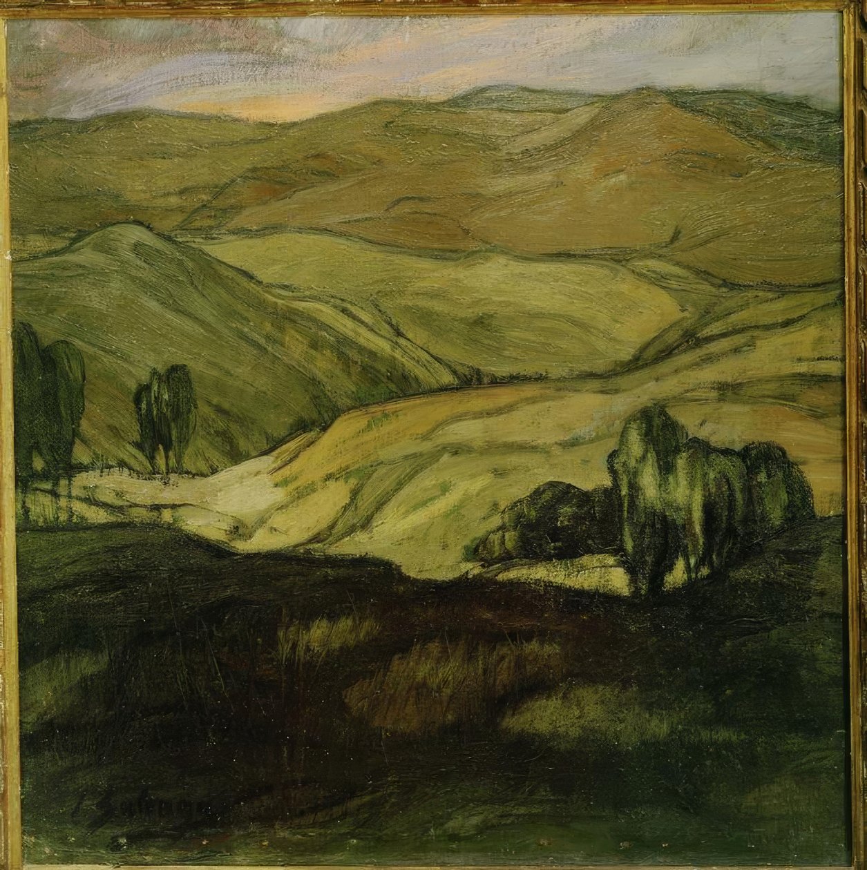 इग्नेसियो ज़ुल्ओगा - लैंडस्केप इन आरागॉन ’, 1911, कैनवस पर तेल, 81 × 78 सेमी द्वारा इग्नासिओ ज़ुल्ओगा वाई ज़बलेटा