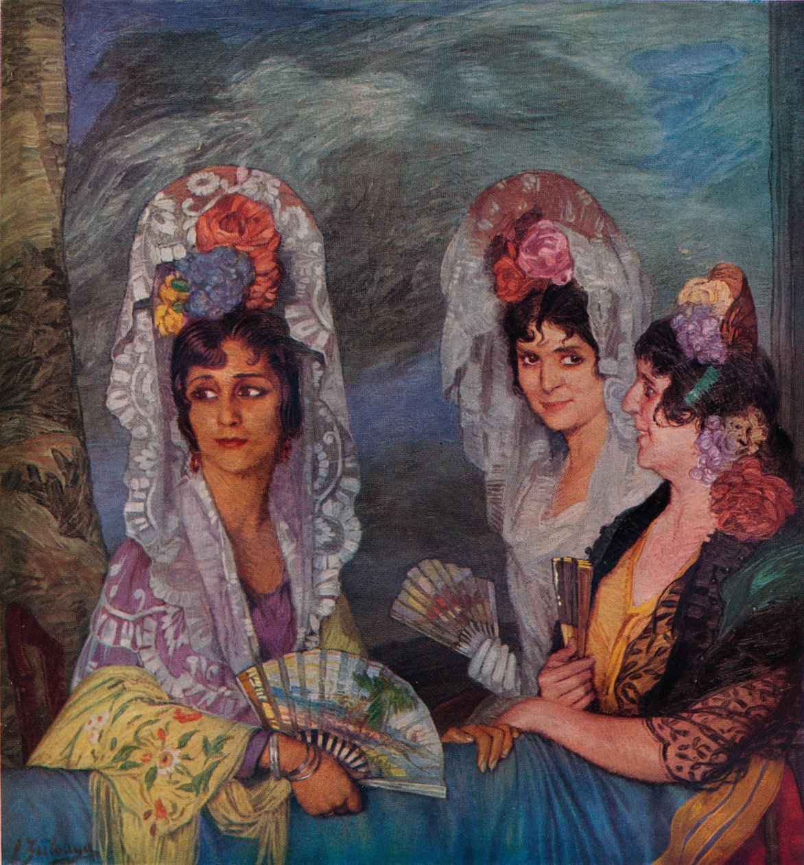 बालकनी, c1931 द्वारा इग्नासिओ ज़ुल्ओगा वाई ज़बलेटा