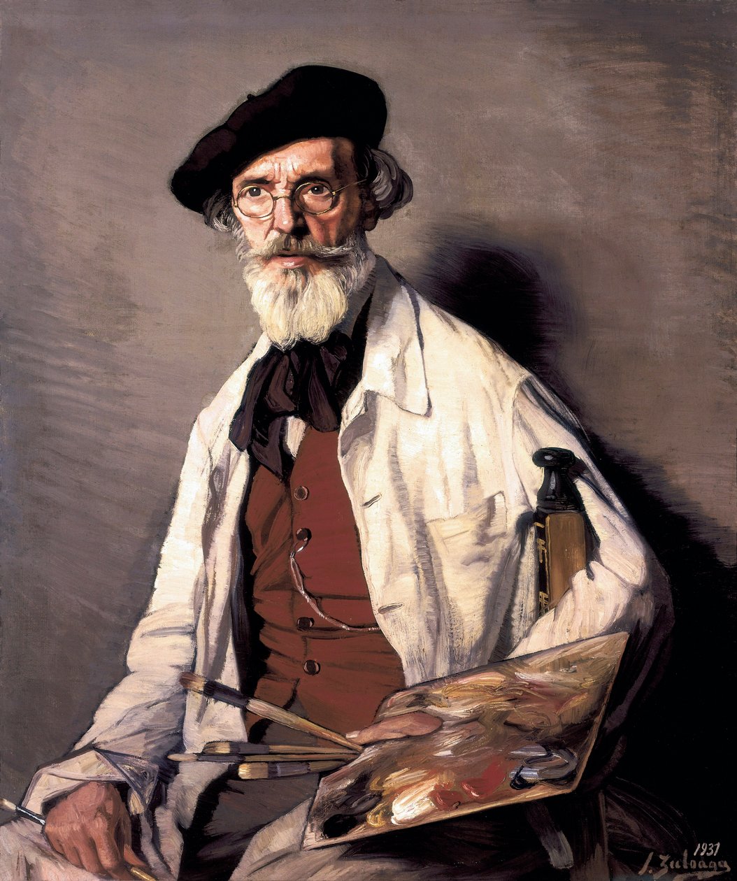 चित्रकार पाब्लो उरंगा का पोर्ट्रेट (1861-1934) 1937 (कैनवास पर तेल) द्वारा इग्नासिओ ज़ुल्ओगा वाई ज़बलेटा