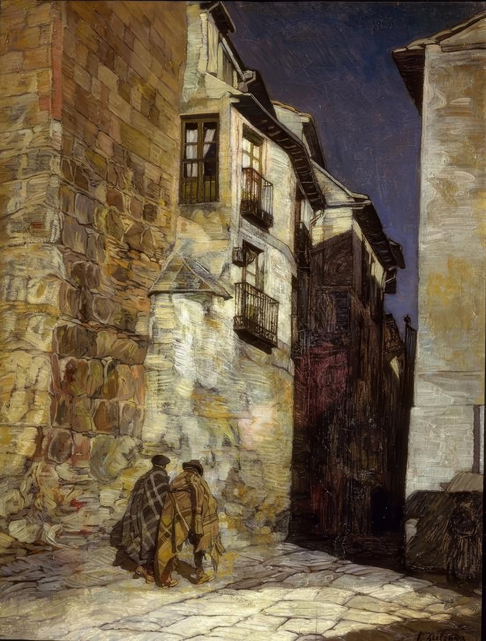 SEGOVIA डे नाइट - TO 1930 - O - L - 94X74 CM द्वारा इग्नासिओ ज़ुल्ओगा वाई ज़बलेटा