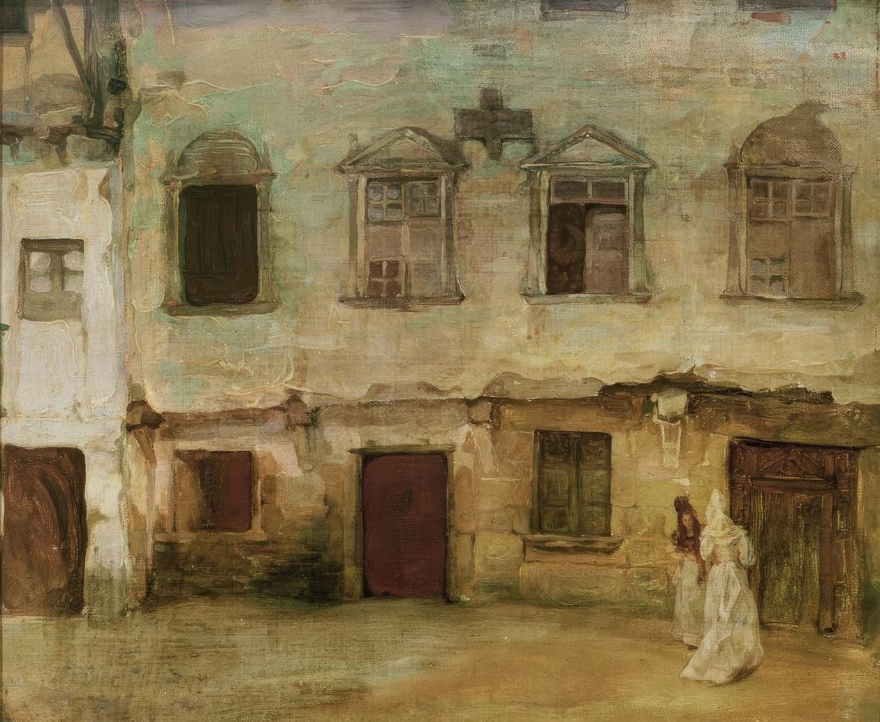 एक पुराने कैस्टिलियन शहर में सड़क द्वारा इग्नासिओ ज़ुल्ओगा वाई ज़बलेटा