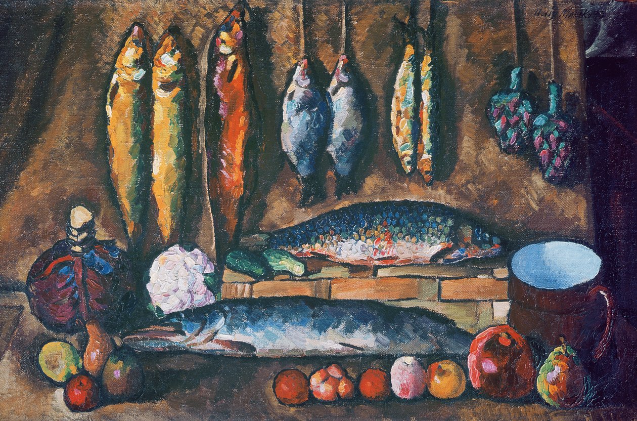 स्टिल लाइफ, c.1910 द्वारा इल्या इवानोविच माशकोव