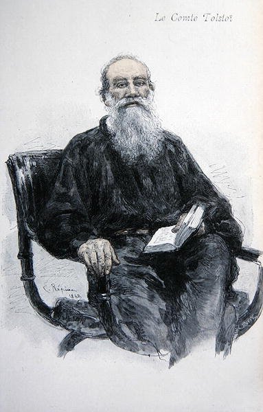 लेव निकोलाइविच टॉल्स्टॉय (1828-1910) द्वारा इल्या एफिमोविच रेपिन