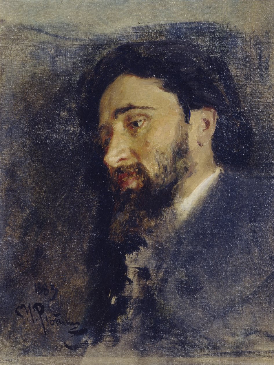 लेखक Vsevolod M. Garshin 1855-1888, 1883 का चित्रण द्वारा इल्या एफिमोविच रेपिन
