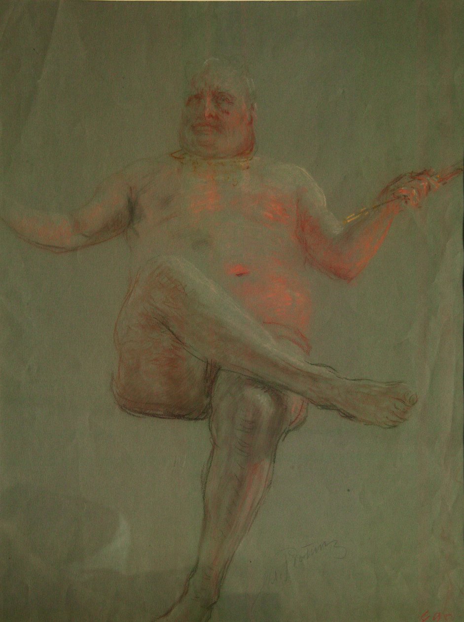 स्टडी फॉर गेट थे इसलिए, शैतान !, 1890 के दशक द्वारा इल्या एफिमोविच रेपिन