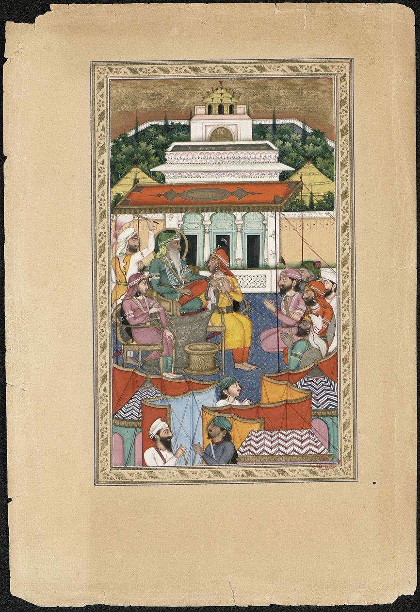 Maharaja Ranjit Singh, 1841.  द्वारा इमाम बख्श लाहौरी