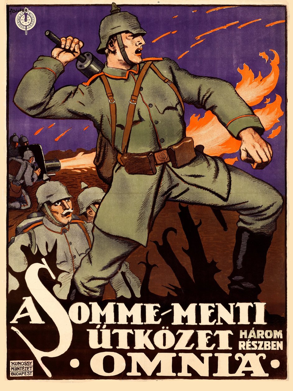 सोम्मे पर हमारे नायक, 1916। द्वारा Imre Foeldes