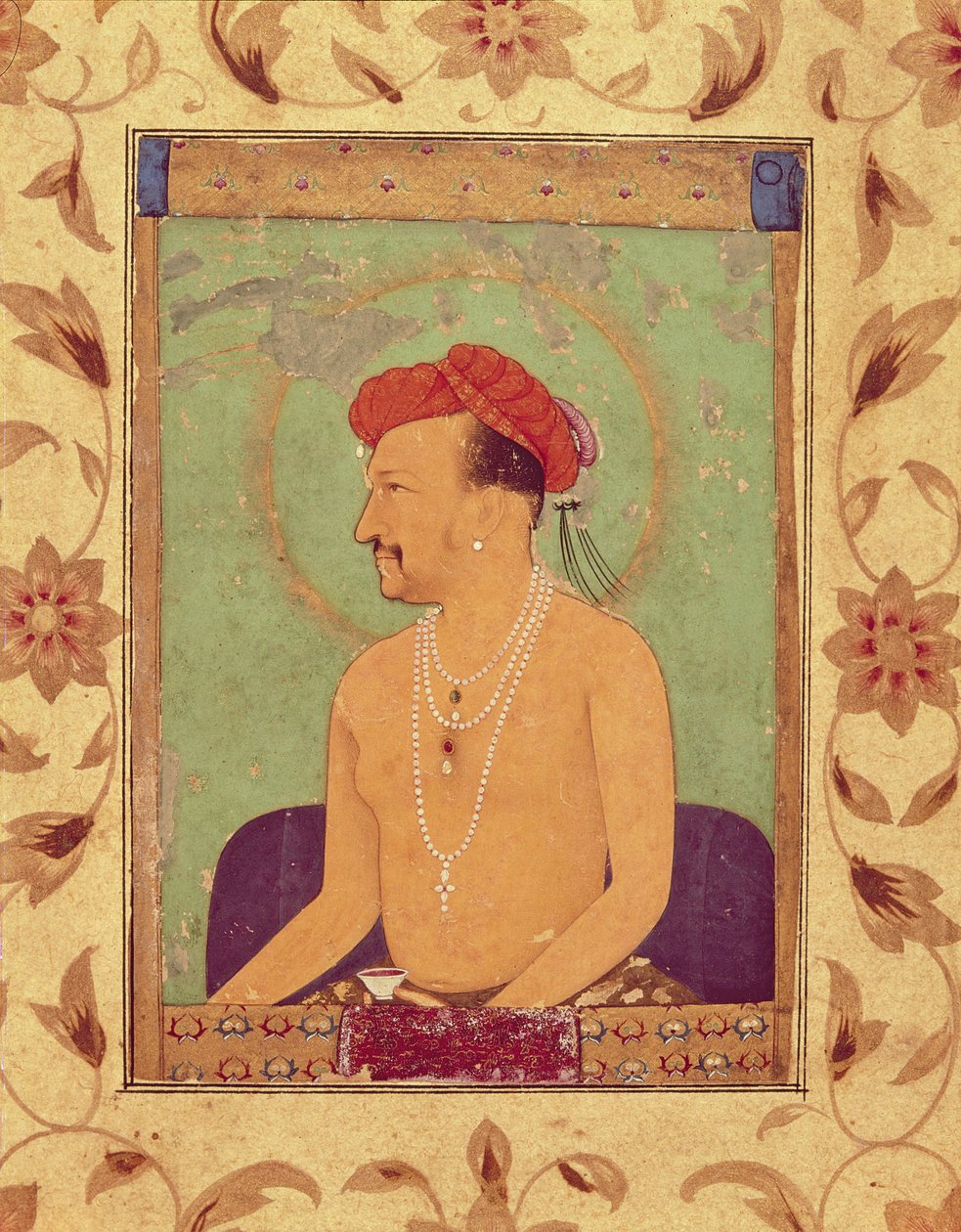 सम्राट जहाँगीर (1569-1627) द्वारा इंडियन स्कूल