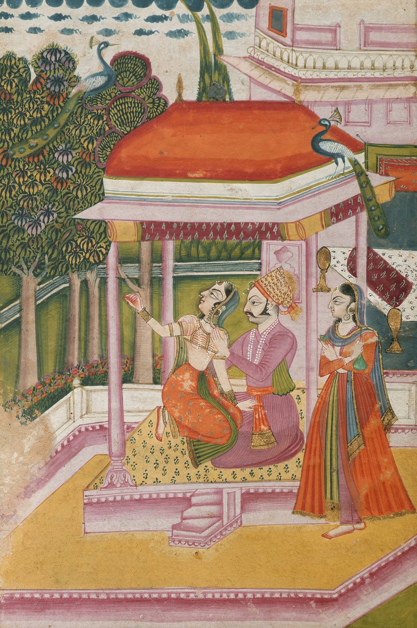Ramakali Ragini, from a Ragamala, Rajasthan  द्वारा इंडियन स्कूल