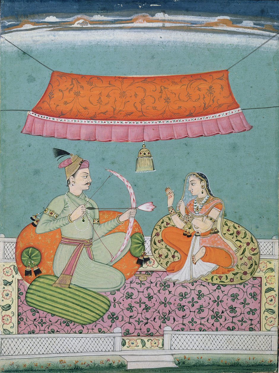 द लोटस एरो, बिलासपुर, c.1750 द्वारा इंडियन स्कूल