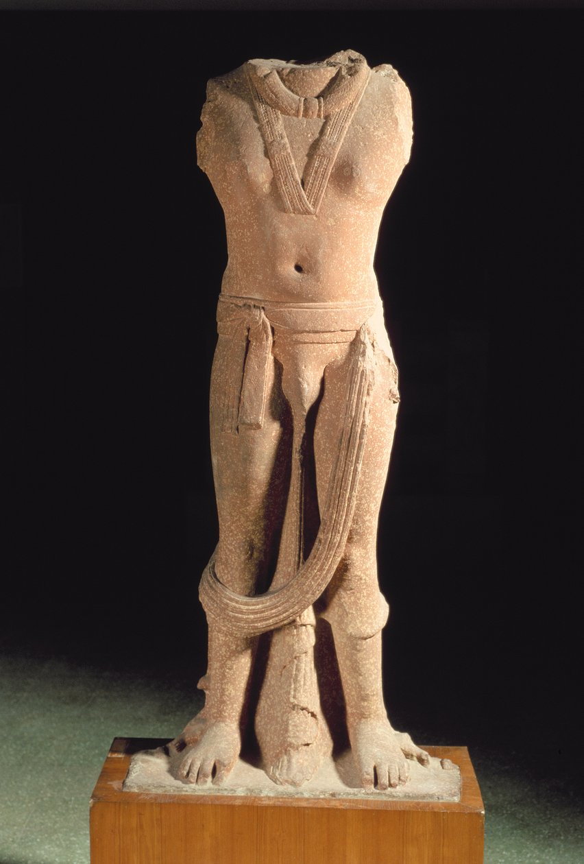 बोधिसत्व, मथुरा (लाल बलुआ पत्थर) द्वारा इंडियन स्कूल