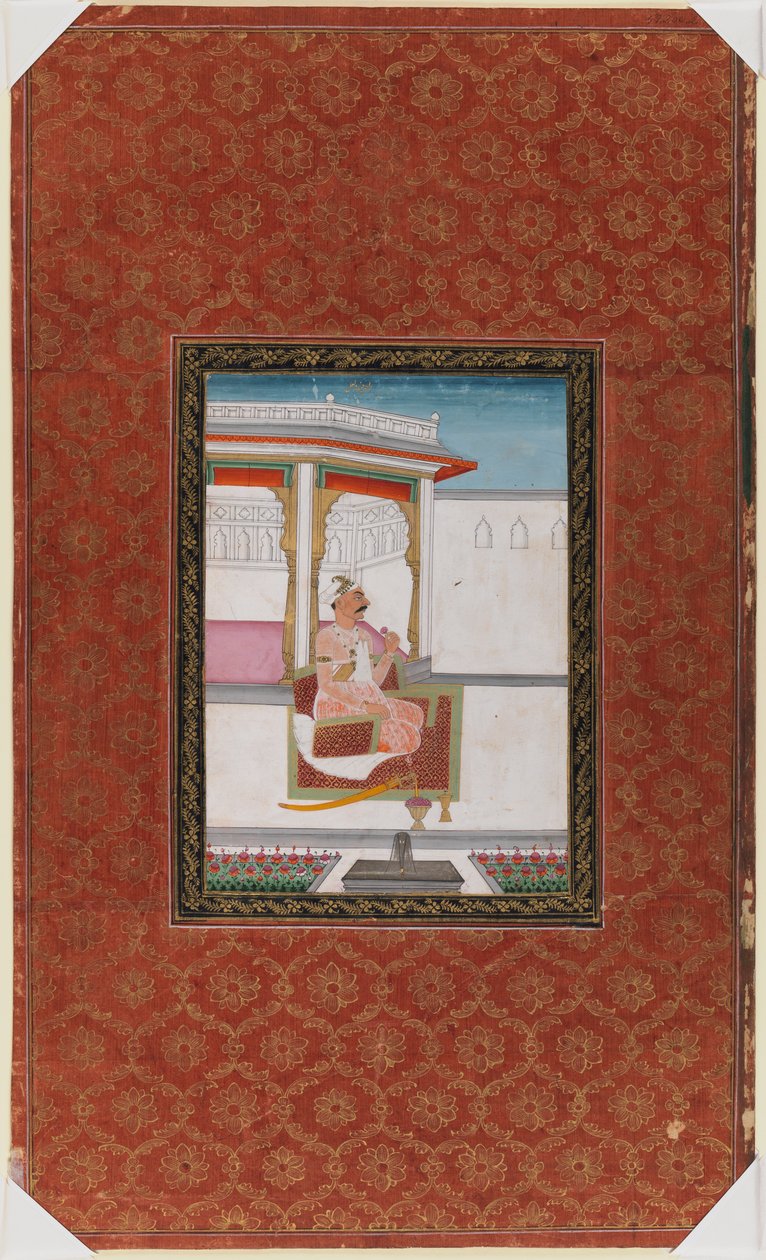 चंद्र लाल, 1875-1900 (कागज पर अपारदर्शी wc और सोना द्वारा इंडियन स्कूल