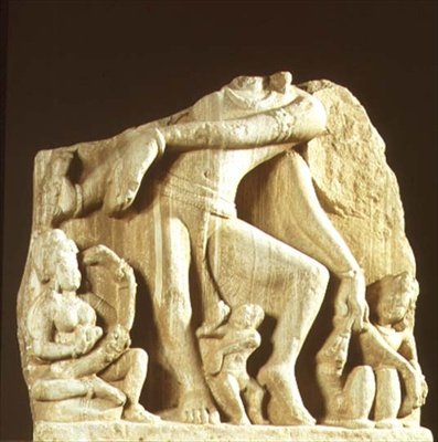 Figure of Natesa, Chittorgarh, Rajasthan, Pratihara dynasty (sandstone) द्वारा इंडियन स्कूल