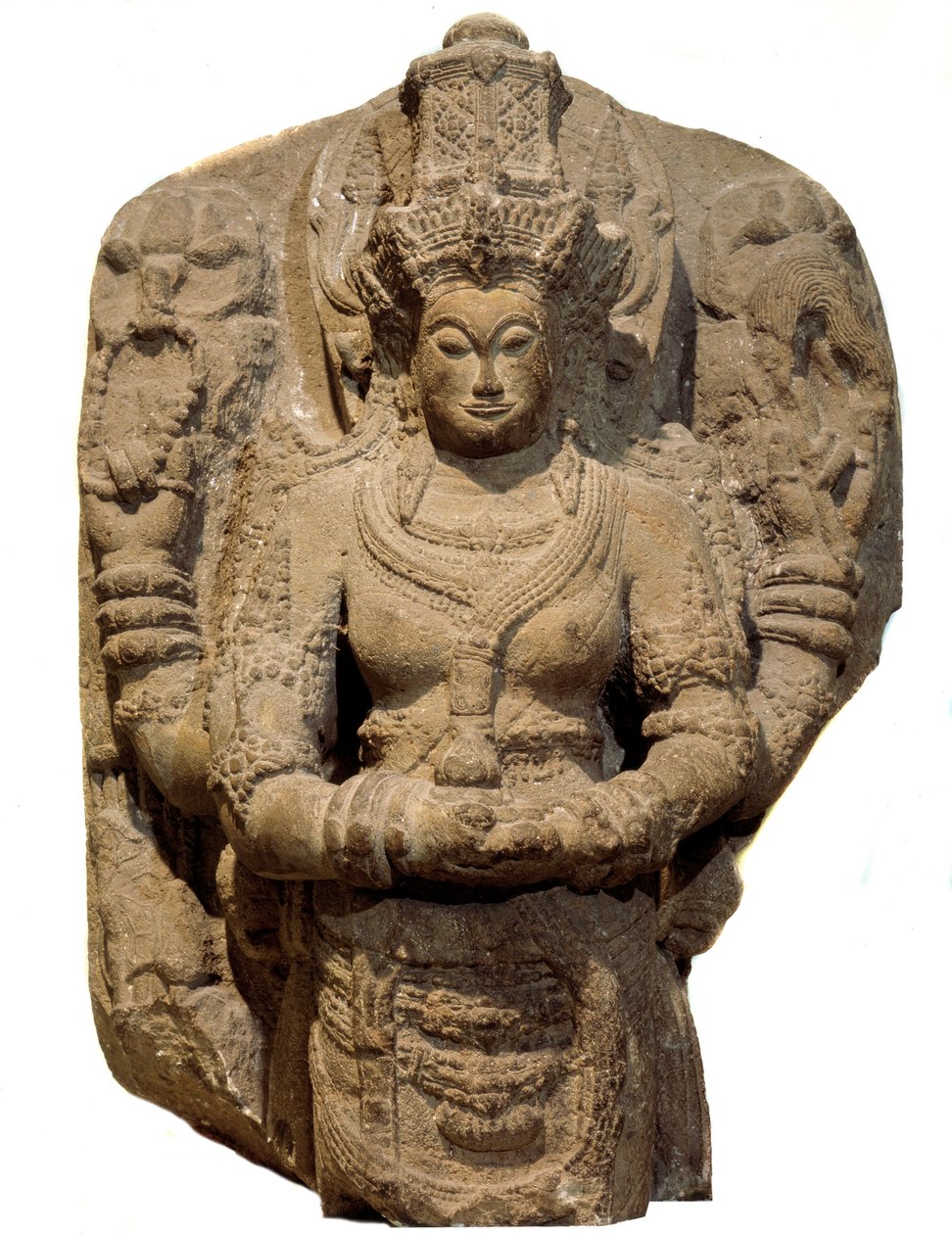 हिंदू धर्म: देवी देवी को समर्पित स्टील। 15वीं सदी जावा द्वीप से। पेरिस, गुइमेट संग्रहालय, एशियाई कला का राष्ट्रीय संग्रहालय द्वारा इंडियन स्कूल