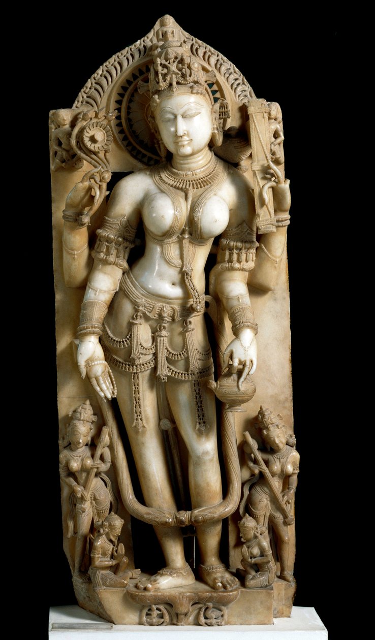 भारतीय कला: दिव्य सरस्वती (सरस्वती) द्वारा इंडियन स्कूल