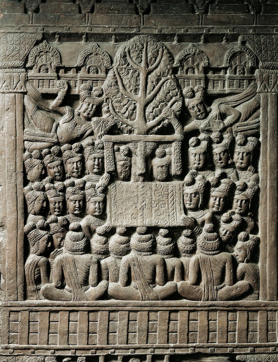 भारतीय कला, हिंदू धर्म: यक्ष आत्माओं का प्रतिनिधित्व करने वाली कम राहत, दूसरी शताब्दी ईसा पूर्व। कोलकाता, भारतीय संग्रहालय द्वारा इंडियन स्कूल