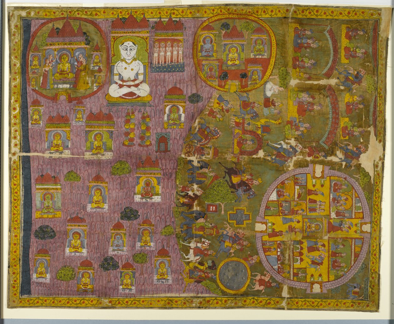 राजस्थान में जैन तीर्थयात्रा, c.1750 द्वारा इंडियन स्कूल