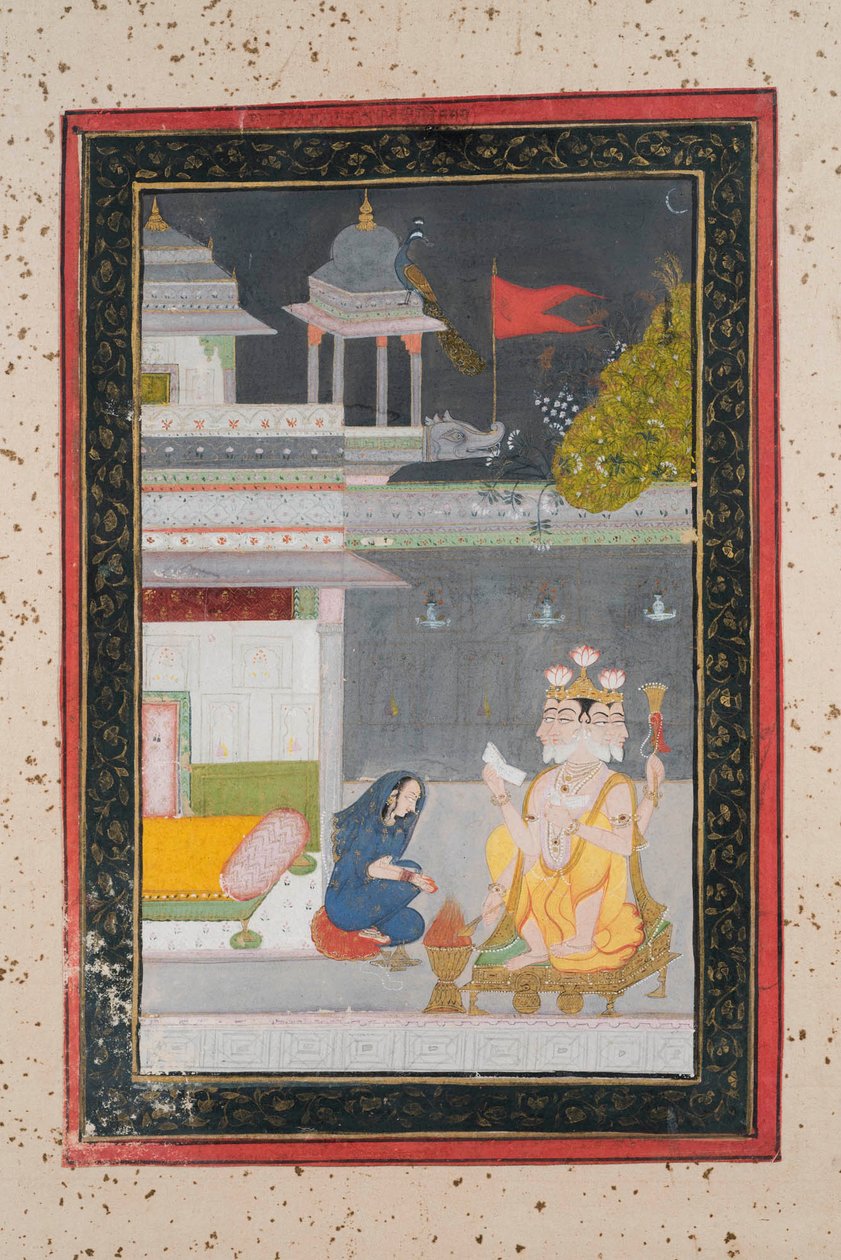 Khambhavati Ragini, c.1790 द्वारा इंडियन स्कूल