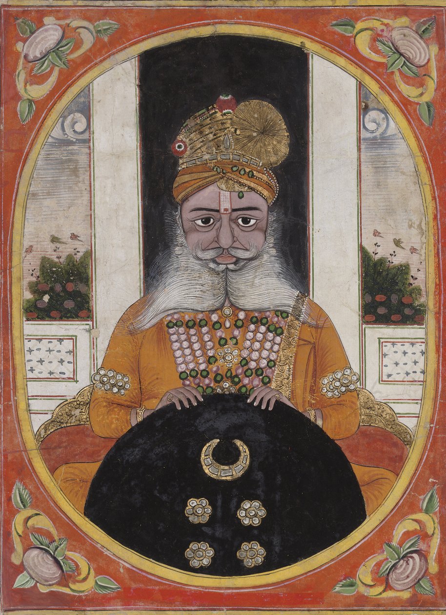 महाराजा सरदार सिंह, बीकानेर के शासक, 1851-71 द्वारा इंडियन स्कूल