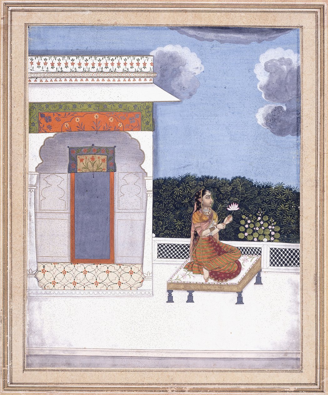 मालासरी रागिनी, सी। 1760-1770 द्वारा इंडियन स्कूल