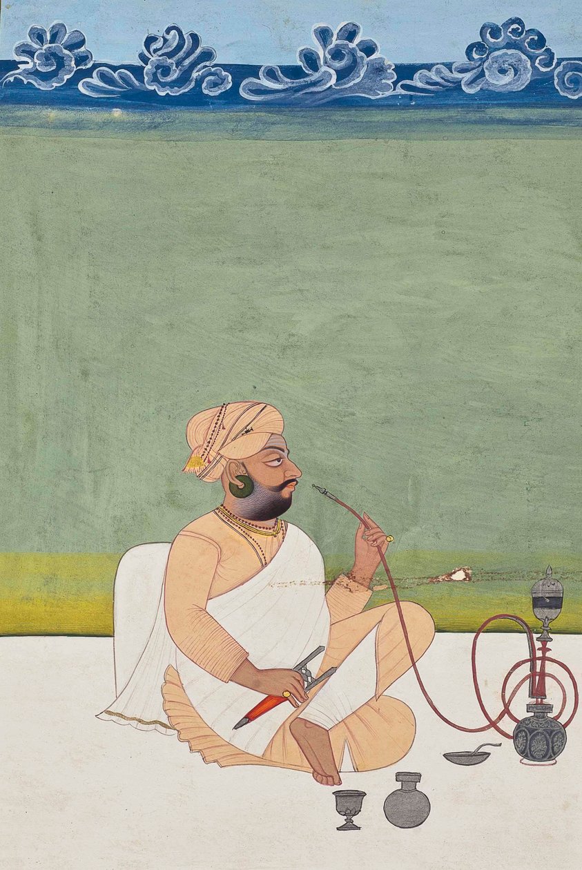 खानपाटा योगी का चित्र, c.1800 द्वारा इंडियन स्कूल