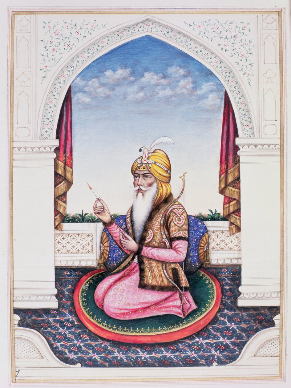 रणजीत सिंह (1780-1839) पंजाब के महाराज द्वारा इंडियन स्कूल