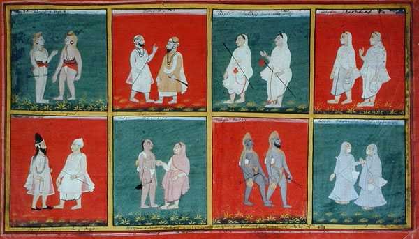 धार्मिक भिक्षुक, उदयपुर द्वारा इंडियन स्कूल