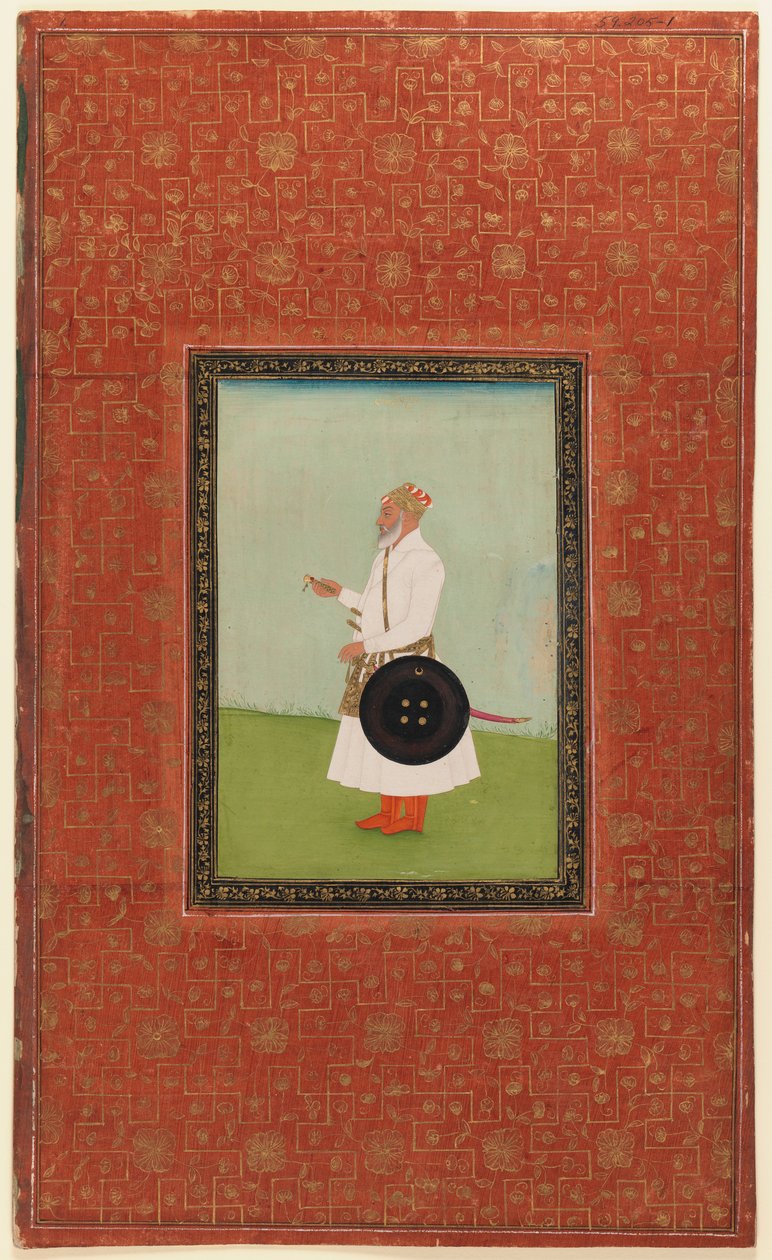 रूह अल्लाह खान, 1875-1900 (कागज पर अपारदर्शी wc और सोना द्वारा इंडियन स्कूल