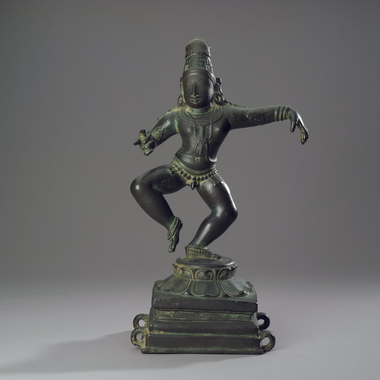 संंबर, बाल संत शिव को समर्पित, c.1100 (तांबा मिश्र धातु) द्वारा इंडियन स्कूल